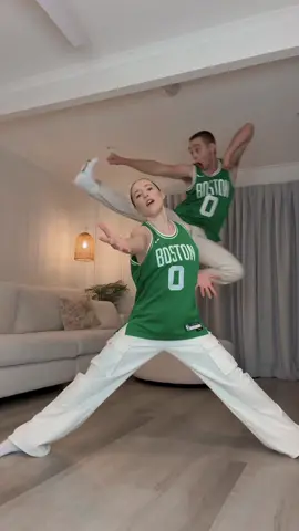Celebrating @Boston Celtics win with an Irish bop! 🔥🍀🏀 dc: @Stephanie @CHRISTINA STASII #dance #viral #couple 
