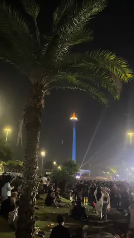 Monas Jakarta full manusia malam ini #jakarta497 #fypシ゚viral 