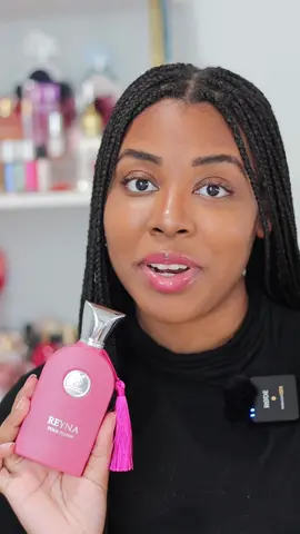 Meet the newest addition to my fragrance collection! Maison Alhambra Reyna. #arabfragrance #perfume #fragrancecollection #scenttok #beauty #maisonalhambra #affordablefragrances 