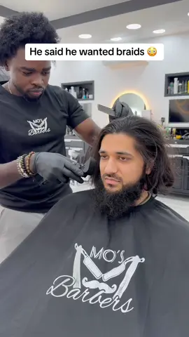 Do they suit him?  #barber #braids 