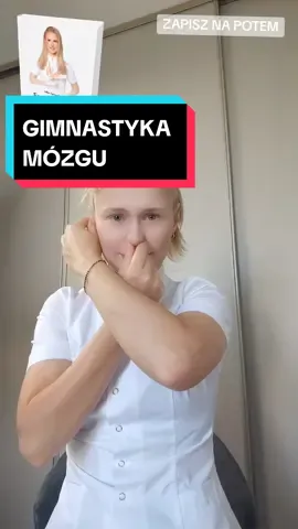 Prosta gimnastyka mózgu dla was! 🫣😅 Wyszło? Daj znać! Ps. Żadna internetowa porada nigdy nie zastąpi Ci wizyty u specjalisty. #mozg #koordynacja #pamięc #rehabilitacja #fizjoterapia #gimnastyka #ledzwie #bolledzwi #bolplecow #wzmacnianie #zdrowykregoslup #kregoslup #fizjoterapia #rehabilitacja #Fitness #aerobic #zdrowie #cwiczenia #autoterapia #trening #bol #dc 