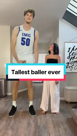 The tallest basketball player in the world #tall #basketball #short 