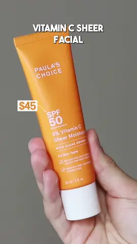 paula's choice 5% vitamin c sheer moisturizer SPF 50 #paulaschoice #vitaminc #sheermoisturizer #SPF50 #skincare #skincarevideo #skincarereview #healthyskin #glowingskin #skincareessentials #skincaretips #skincarecommunity #skincareobsessed #beautyroutine #skincareproducts #skincarejourney #dailyskincare #vitamincskincare #sunprotection #hydratingmoisturizer #paulaschoicesunscreen #paulaschoicespf #spf #newsunscreen #chemicalsunscreen #sephorasunscreen #newskincare #skincare #skincarereviews #fyp #skincarefyp #newskincarereview  #skincarereview  @Paula’s Choice 