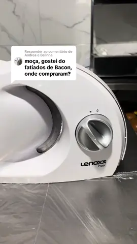 Respondendo a @Andrea e Belinha mostrei mais nossa fatiadora, deixei print do anúncio que compramos no final ❤️