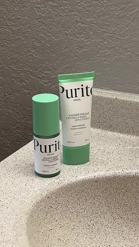Purito Wonder Releaf Centella Serum + Purito Wonder Releaf Centella Daily Sun Lotion @Purito Seoul 💚 #centellaserum #soothingserum #koreanskincare #kbeauty #koreancentella #sensetiveskin #puritoseoul #usa #ugc #contentcreator #skincare #fyp #trending #vira 