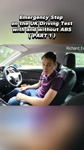 PART 1 : Emergency Stop on the UK Driving Test - with and without ABS #abs #emergency #uk #driving #drivingtest #challenge #charlidamelio #Love #fyp #drive #dragonball #foryou #foryoupage #fypage #tiktok #trending #unitedkingdom 
