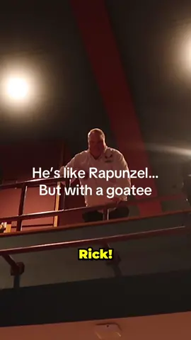 Rick! Oh Rick!… Let down your… goatee? Rick Yarosh always teaching us it’s okay to laugh at yourself! #happysaturday 