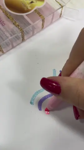 É glitter que voce precisa? 🤩💖 #papelaria #papelariacriativa #papelariafofa #marcatexto #glitter #glow 