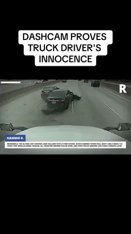 DASHCAM PROVES TRUCK DRIVER'S INNOCENCE #crash#caughtoncamera#dashcam#proof#karma#caught#baddrivers#foryoupage#entertainment#story#whambaamteslacam#fypage#fy