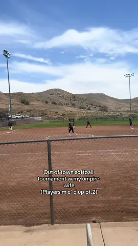 How we liking this player mic’d series? :) 🥎 #womenumpires #softballtournament #micedup 