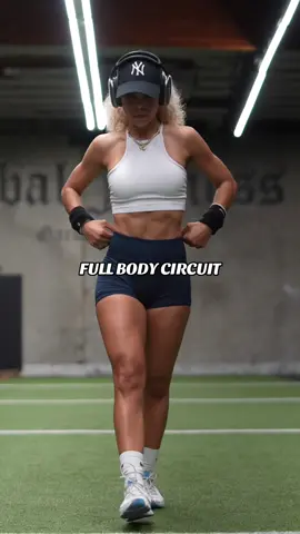 Full-Body Circuit workout 🔥 Equipment Needed: Dumbbells, kettlebell 4 rounds Minimal to no rest between exercises Rest Between Rounds: 1-2 minutes Exercises: 1. Squat to Overhead Press with One Dumbbell x12 2. Kettlebell Swings x15-20 reps 3. Reverse Lunge with Knee Drive and Overhead press x10 reps per leg 4. Push-Up with Renegade Row x10 reps 5. Single Leg Crunch Reps x10 reps each side -> Lie on your back with one leg extended straight off the floor and the other leg bent at a 90-degree angle and perform crunches. Outfit: @Women‘s Best | code FRENCHFIT  #fullbodyworkout #dumbellworkout #hiit #cardio #stenghtandconditioning #fitnessmotivation #fitspo #workoutroutine #fitnessroutine #FitTok #fyp 