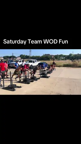 Safurday Team WOD fun @myfitnessevolved #gym #fitnessevolved #cf #fyp #Fitness #transformation #roanoketx #powerlifting #fortworth 