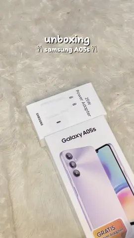 unboxing samsung a05s in lilac, under 2 juta dapet secantik ini🪻⋆.ೃ࿔*:･ #samsung #a05s #unboxing #lilac #purple #phone @Samsung 