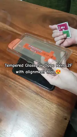 #temperedglass with #alignment #tool for #opporeno 