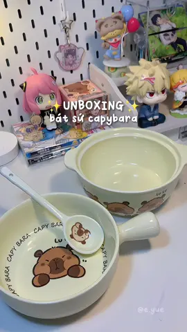 đáng yêu nhỏ 🥹 #unboxing#unbox#batsu#tosu#decor#capybara#viral#xuhuong#foryou#fyp
