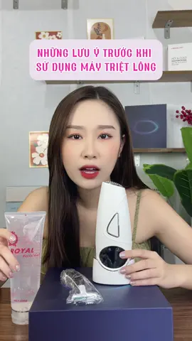 Trước khi triệt lông cần lưu ý gì? #maytrietlonglanh #maytrietlongmini #hantrang #lokykin