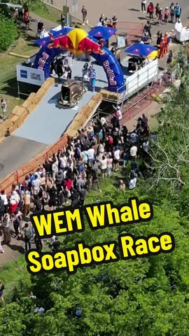 The WEM Whale at the Redbull Soapbox Race in Edmonton. @Red Bull @OfficialWEM 