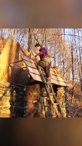 Build a Stone House Using hand Tools in the Wilderness part 2 #betelhem #constructionworker #ideahouse #amazingconstruction 