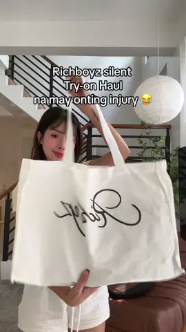 wag pong gayahin ang aking kat@Ngah@N 😂  @RICHBOYZ Zen Club Collection try-on haul 🧘‍♀️ #tryonhaul #haul #fashiontiktok 