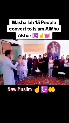 Mashallah 15 People Converted to Islam Allāhu Akbar 💓☪️🤲☝️ #newmuslim #convertmuslim #revertmuslim #foryou #foryoupage #fypシ #islamic_video #muslimtiktok #viral 