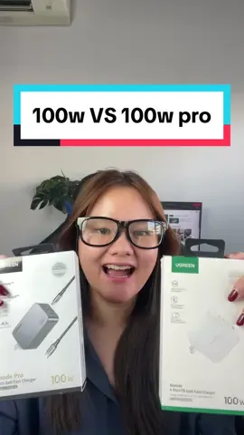 ไขข้อสงสัยระหว่างหัวชาร์จ Ugreen 100w GaNtech กับ หัวชาร์จ 100w Nexode Pro  #หัวชาร์จเร็ว #100w #GaN #nexodepro #adapter #charger #midyearsale #tiktokshopสินค้าอิเล็กทรอนิกส์ #ugreengadgetvilla 
