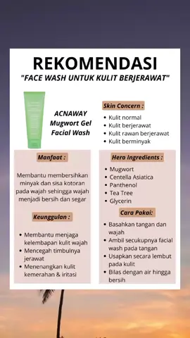 Siapa nih yang tipe kulit nya berjerawat atau berminyak? Aku rekomendasiin facial wash buat mencegah kulit berjerawat. Yuk kepoin di keranjang kuning #facialwash #acnaway #zycba 
