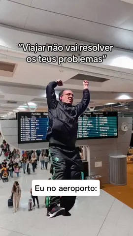 Viajar resolve todos os nossos problemas 😜✈️ #MemeCut #Meme #travel #viajar #traveltiktok #foryou 