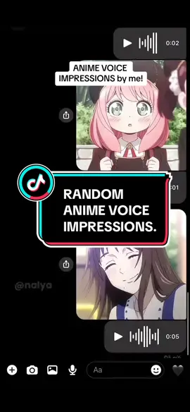 Random Anime girls voice Impressions voice by me. #voice #animevoice #voiceimpressions #voiceacting #voicechallenge #kimetsunoyaiba #jujutsukaisen #voiceacting #fyp #viralvideo#foryou #seiyuuchallenge 