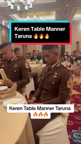 Keren Table Manner Taruna 🔥🔥🔥 #koperasiakpol #akpol #fyp #taruna #keren #tablemanners #perwiramuda #longervideos 