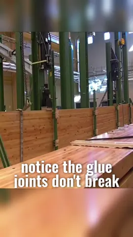 I just posted a video about glulams on YouTube. Over the years here on IG and YouTube, people comment that they don't trust the glue in engineered wood products. As if they haven't been used all over for many, many decades. Testing is still done, here is an example of this. Notice the wood breaks, NOT the glue. Similar testing is done with connectors and the wood fails first. #engineering #buildingscience #skilledtrades #builders 