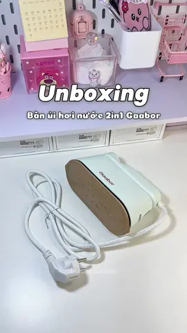 Bàn ủi hơi nước cầm tay Gaabor nhỏ gọn, tiện lợi dùng thích lắm mấy bà ơiii 💖 #gaabor #unboxing #unbox #videounboxing #quiennieunbox #review #muataitiktok #banuicamtay #banuihoinuoc #banui #giadungtienich #xhtiktok #xuhuong #viral #trending #fyp 