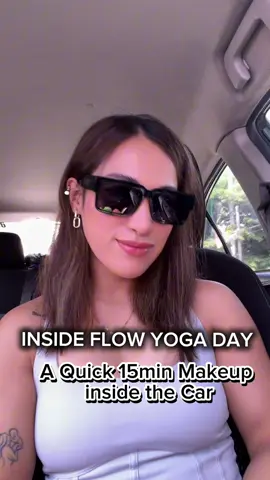 Quick 15-Minute Car Makeup! 🌟🚗💄 #yoga #foryou #foryoupage #internationalyogaday #makeupartist #fyi 