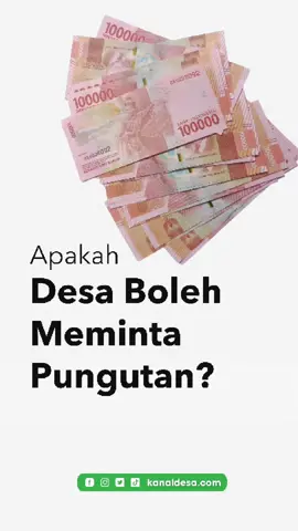Apakah desa boleh meminta pungutan? Jawabannya ada di UU Desa pasal 69 ayat 4: pemerintah desa bisa memungut dana. Tapi, tidak sembarang pungutan! Simak ketentuannya pungutan desa di video ini. #desa #uudesa #danadesa #perangkatdesa #retribusi 