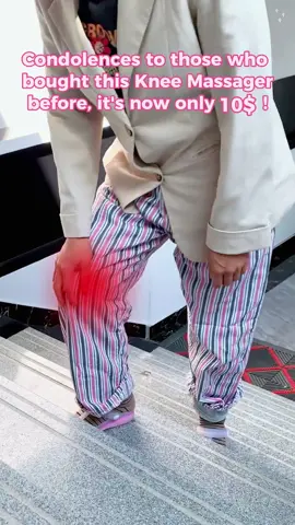 Slok Knee Massager, Cordless Knee Massager With Infrared Heat And Vibration, Adjustable Temperature Knee Massager With Clear Visible LED Screen For Swelling.  @Slok 