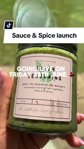 Guys, am so excited 😆 I can’t believe this is happening 🥹  I finally took a leap of faith and made Mina Cuisine's new line of sauces and spices a reality! After putting it off for ages, I knew it was time to dive in and just go for it. And now, it's really happening! 💃🏾😭  LAUNCH DATE: 28th June 2024  You can buy these amazing sauces and spices on our website and TikTok shop 💃🏾  Thank you all so much for always supporting my business. God richly bless you 🫶🏾🥰 . . . #jollofsauce #saucyjollof #foodbusiness #businesslaunch #minacuisine #spices #Africansauces #catering #cooking #food 
