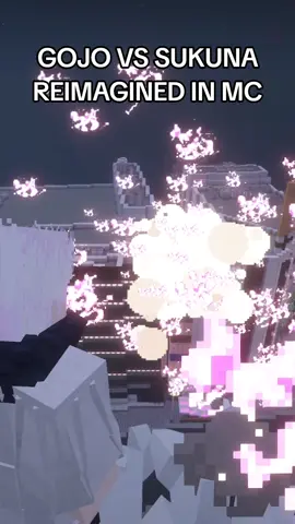 (PART 1?)Got really good footage of this again so i thought I would post it #Minecraft #jujutsukaisen #jjk #jujutsucraft #sukuna #gojo 