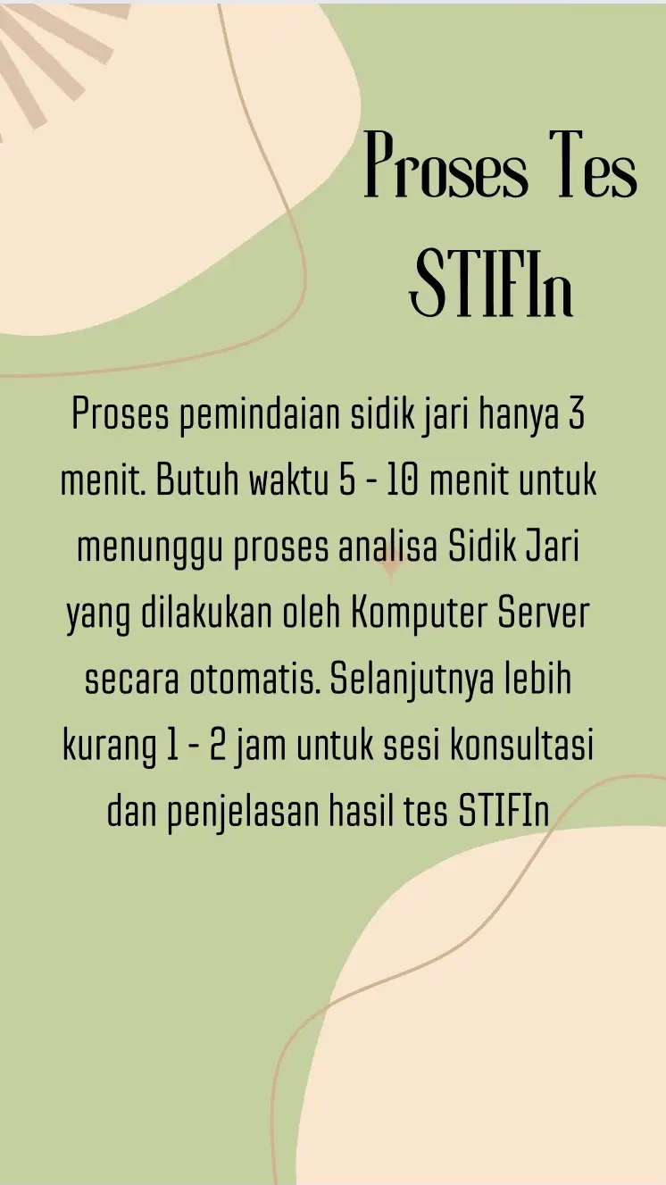 Dengan waktu yang cepat bisa langsung mengetahui potensi genetik diri😎 #akurat #stifin #bekaldiri #fyp #belitangokutimur 