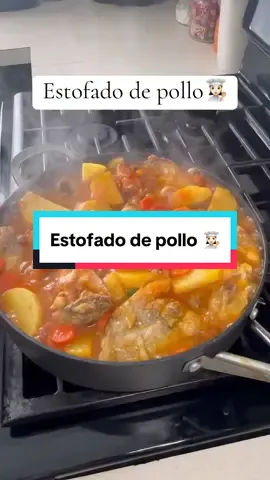 Chicken stew .Pollo en estofado a mi manera . Estofado de pollo . Como hacer pollo en estofado. Pollo en estofado receta⬇️ 2 zanahorias en rodajas 2 papas en rodajas o tu corte preferido  1 chile jalapeño en corte juliana 10 piezas de pollo  En una cazuela con poco aceite pon a sellar tus piezas de pollo con sal y pimienta 10 minutos por cada lado ,ya que el pollo esté sellado se retira y en el mismo aceite donde sellamos  el pollo sancocha la zanahoria,chile jalapeño y las papas por 7 minutos , y en una licuadora licua 4 tomates , un pedazo de cebolla blanca ,2 dientes de ajo , comino entero , pimienta entera ,clavo de olor y poquita agua ,luego agrégalo a los vegetales y mezcla muy bien para que se integren todos los sabores sazona con consomé de pollo y agrega el pollo para que se termine de cocinar por 20 minutos o hasta que el pollo esté suavecito y disfruta 😉 #pinedacooks #estofadodepollo#polloenestofado#recetasfaciles#recipes #EasyRecipes #parati#fyp #fypシ゚viral 