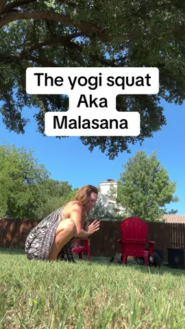 Probably my favorite #yoga #posture is the #malasana aka #yogisquat It has so many benefits for our bodies and helps keep our #mobility as we #agegracefully 