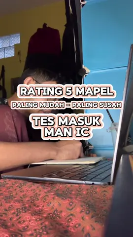 Ranking mapel test masuk MAN IC berdasarkan tingkat kesulitan ala MinCen 🤩 🔥 Yuk, komen ranking mapel versi cendekiawan dan jangan lupa tag temen kalian buat ikutan ya 😉 👇🏻 #salcen #maninsancendekia #maninsancendekiaserpong #smaunggulan #semangatbelajar #yukbelajar 