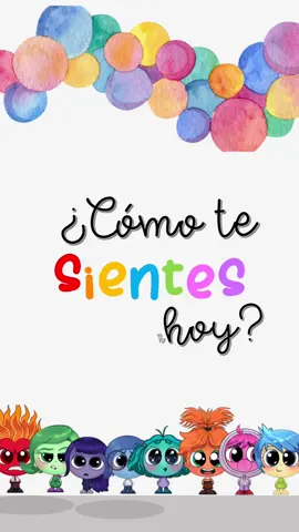 ¿Como te sientes hoy?  Encuentra las imagenes gratuitas en facebook siguenos como Mind teachers 💖 #intensamente2 #emociones #insideout #preescolar #materialescolar #education #EduTok 