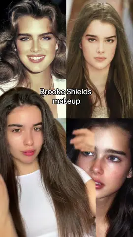 Brooke shields 😩🛐#brookeshields #brookeshieldsmakeup #makeup #makeuptutorial #greenscreen 