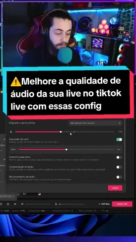 Parte 4| Faz live pelo app do tiktok live e está com dificuldade em configurar o som da sua live? nesse video vou te ensinar a como melhorar o som do seu audio interno,jogo ,microfone e som dos alertas. e se esse video te ajudar não esqueça de nos seguir para mais conteudos assim  curte comenta e salva. #comofazerlive #live #dicasparalive #comofazerlivenotiktok #tiktoklive #tutorial