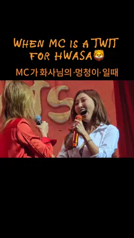 Thank you for an amazing show, TWITS & HWASA  It was an honor to be the emcee for HWASA’s first fan con TWITS in Singapore!!🇸🇬 Video credit: SG TWITS & my friends 🧡
