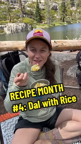 This dal with rice is cheap and easy to make, including prepping at home and rehydrating on the trail. This is one of the recipes in our new backpacking guide and recipe book! Recipe Month Episode 4. #dehydrating #mealprep #backpackingfood