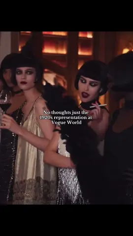 Now live! The 1920s era at Vogue runway using Vintage Chanel? ICONIC 👏🏼 #fyp #new #fashionshow #vogueworld #paris #model #catwalk #20s #vintage #topmodel #trending #viralvideo #highfashion #4u 