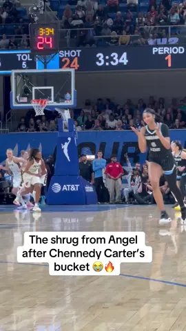 These types of teammates >>> #angelreese #chicagosky #WNBA