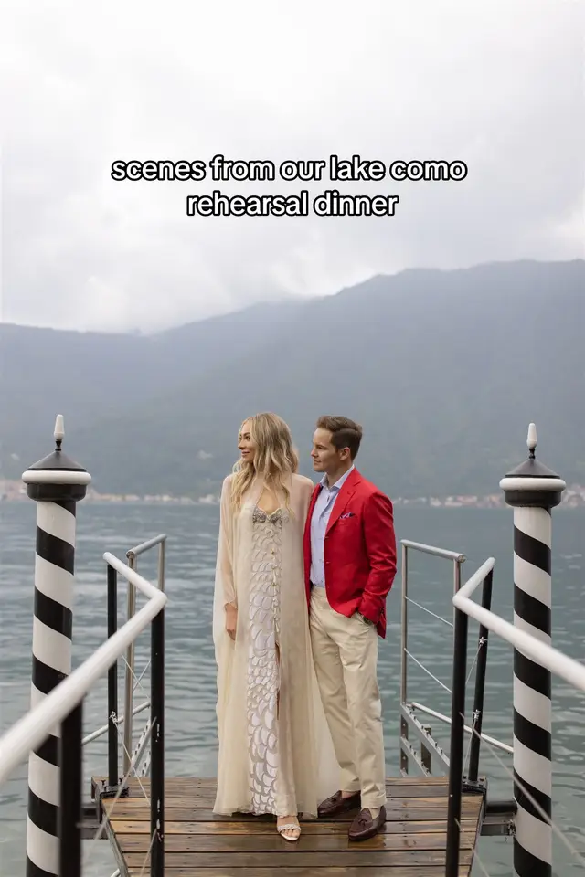 the most fun night and one of people’s favorite dresses of the weekend!! omg i miss this weekend so much #lakecomo #lakecomowedding #weddingtiktok #weddingwardrobe #bridalfashion #rehearsaldinner #italywedding #destinationwedding #milburnissimo 