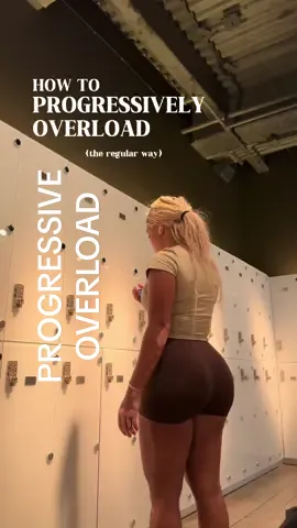 how to do the regular progressive overload method (upping the weight) when it comes to glute growth 🫶🏽 #FitTok #GymTok #progressiveoverload #uppingtheweight #glutegrowth 