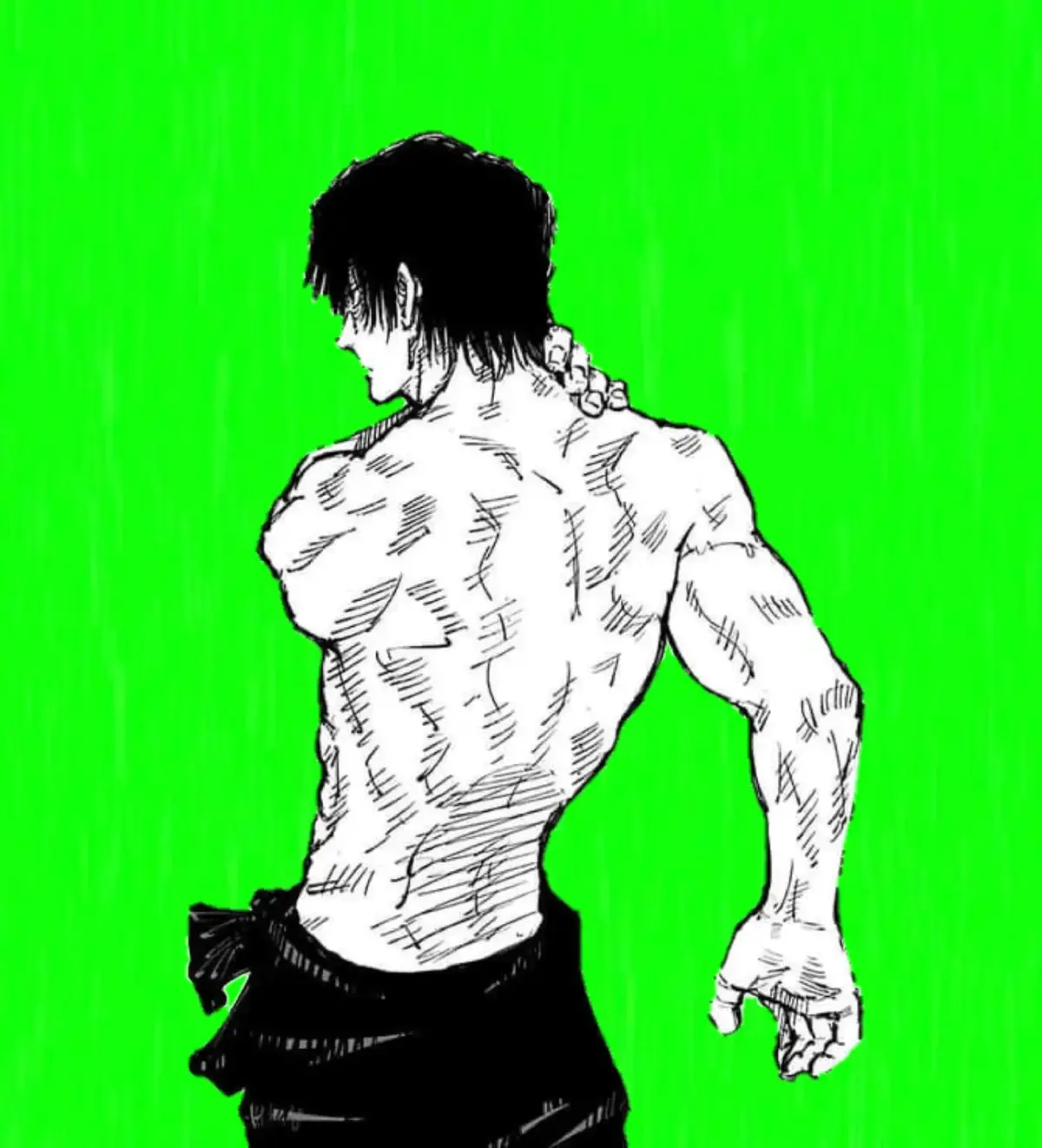 #jujutsukaisen toji edit capcut  شاشة خضراء كاب كات 